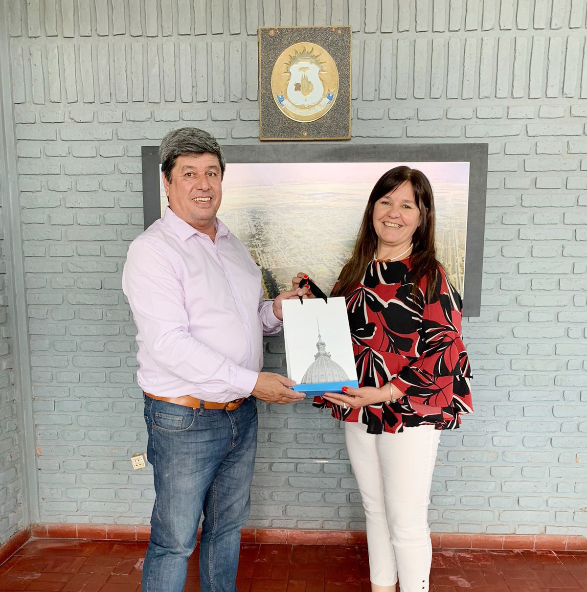 Visita de la senadora Gabriela Valenzuela