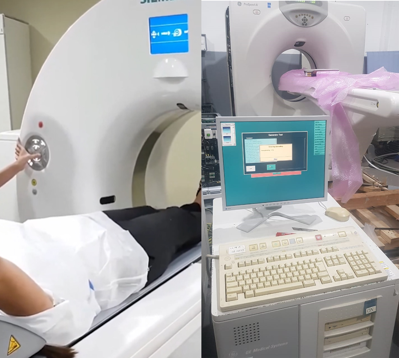 Un Tomógrafo y un Laboratorio para el Hospital