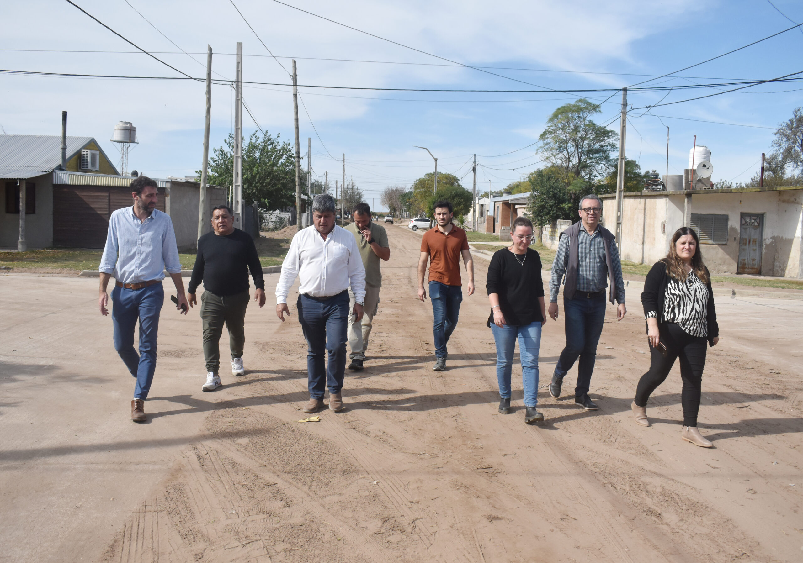 Barrio San Vicente: Inauguración del Cordón Cuneta