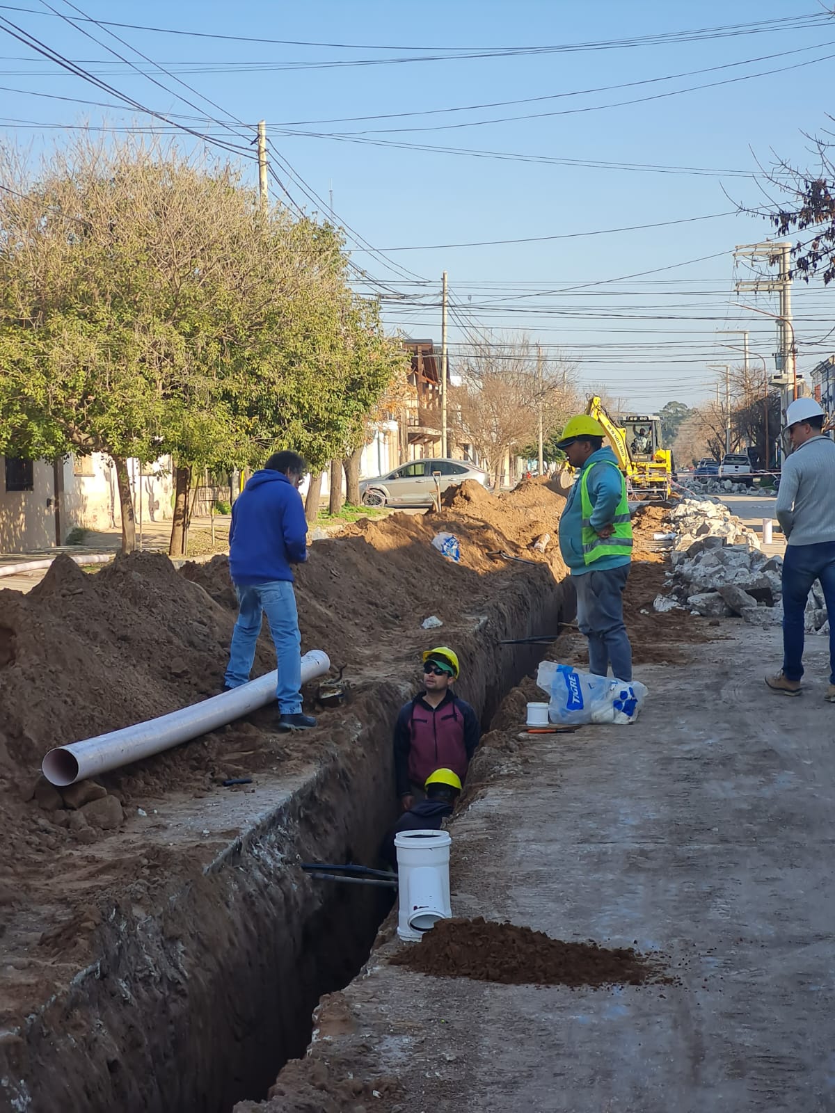 Obra de Cloacas: Inspección de ENOSHA
