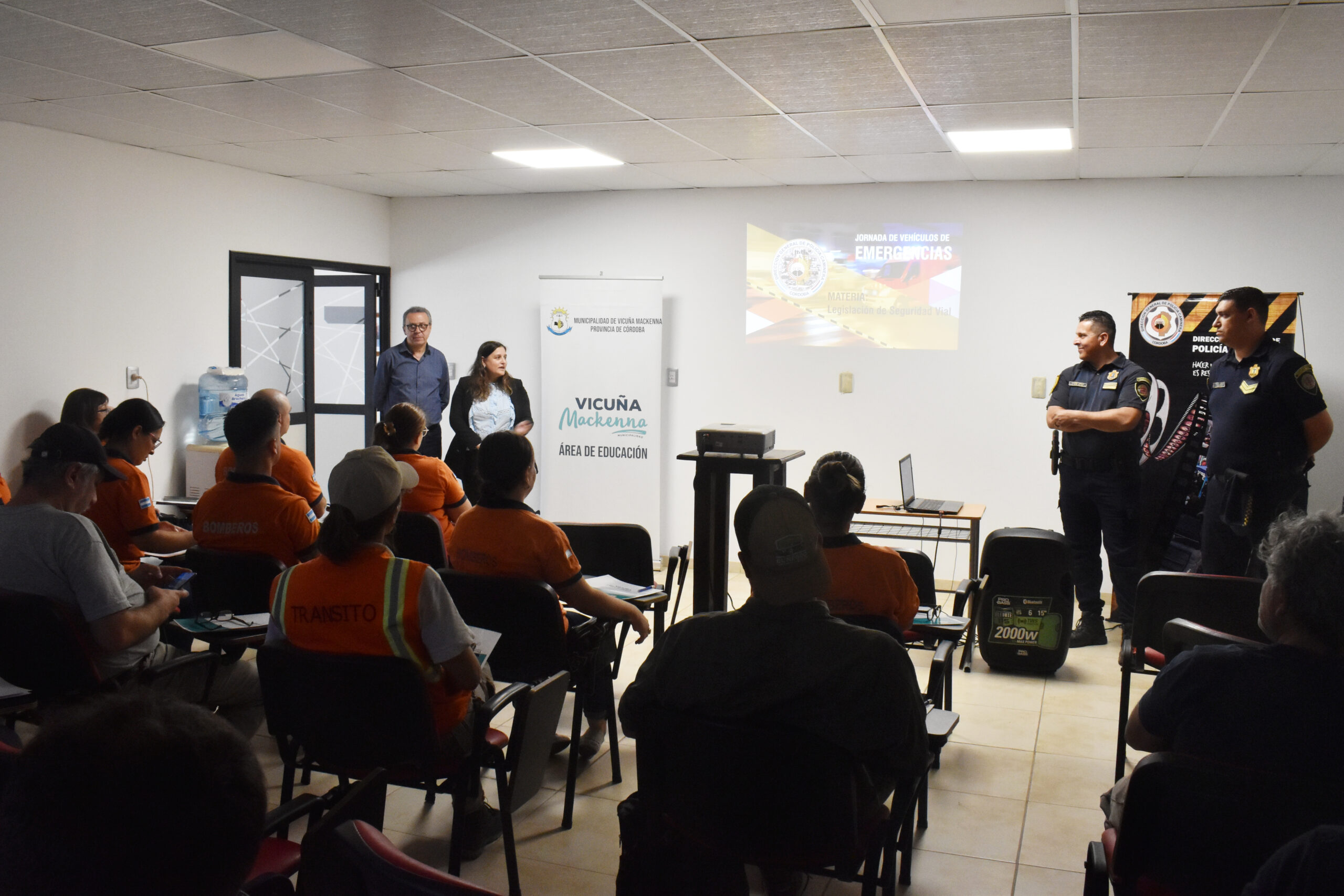 Capacitación de vehículos de emergencia