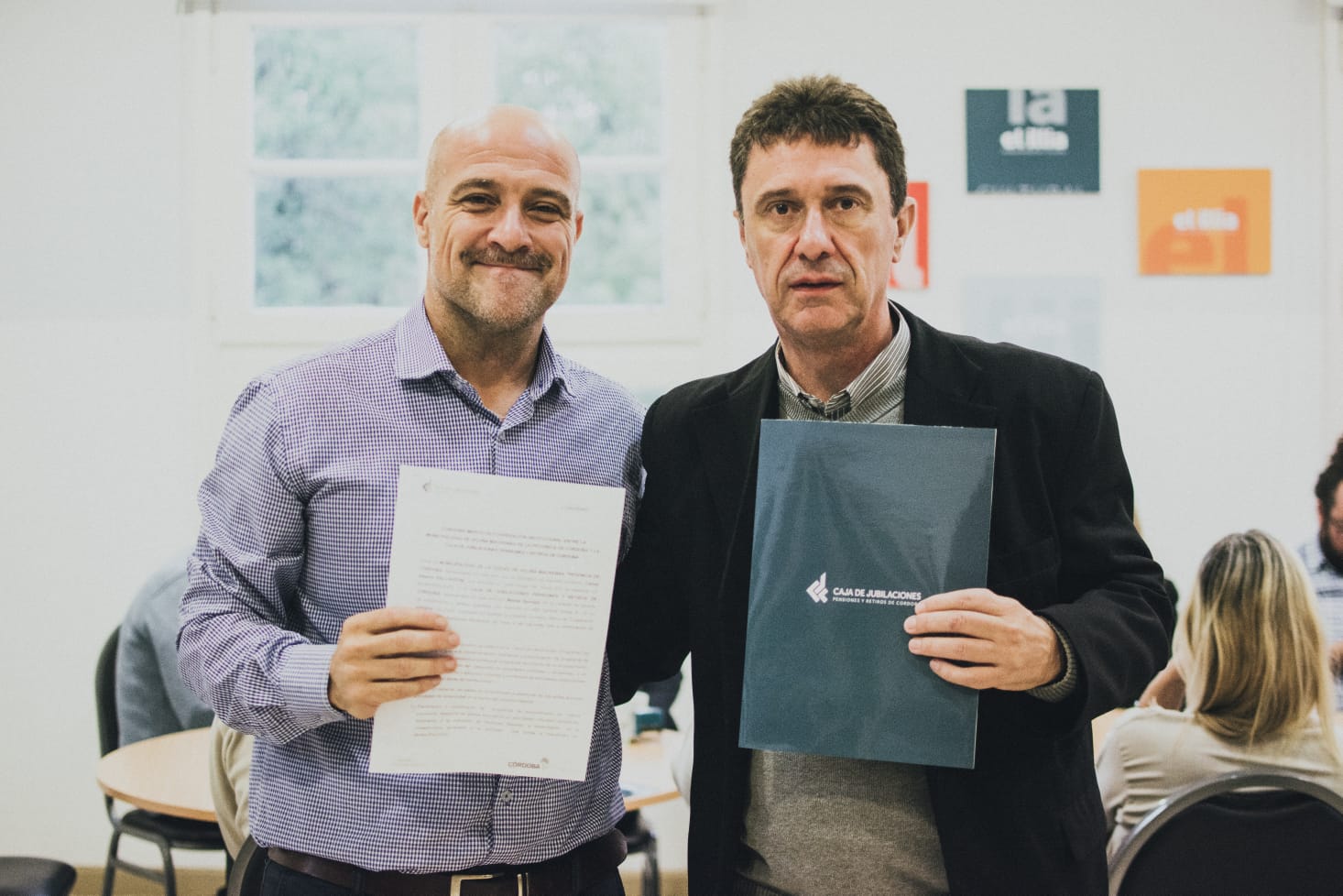 Firma Convenio Municipalidad y Caja de Jubilaciones